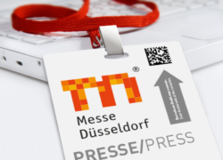 Photo: Messe Düsseldorf press card